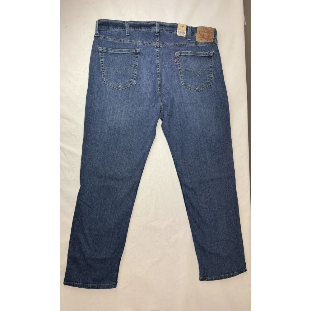 NWT Levi's 559 Relaxed Straight Jeans Blue Medium Wash Baggy Men 42 * 32